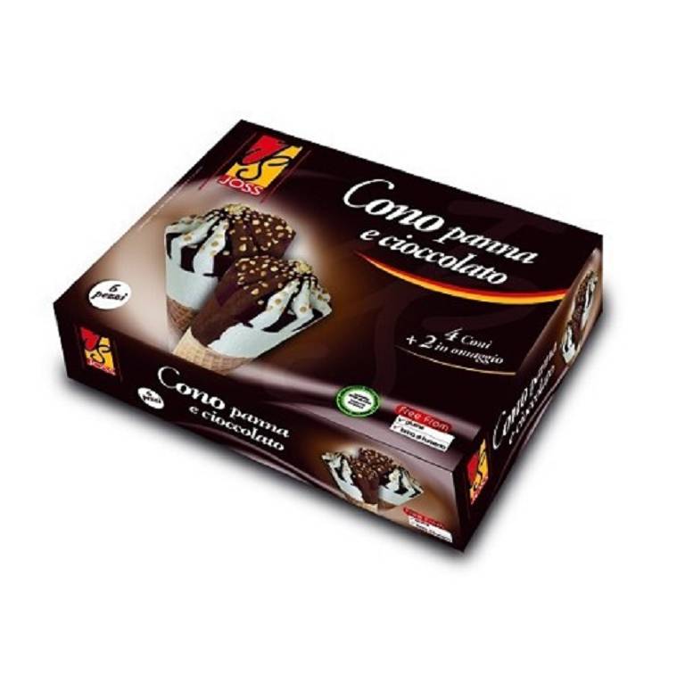 CONO PANNA/CIOCCOLATO 6X80G