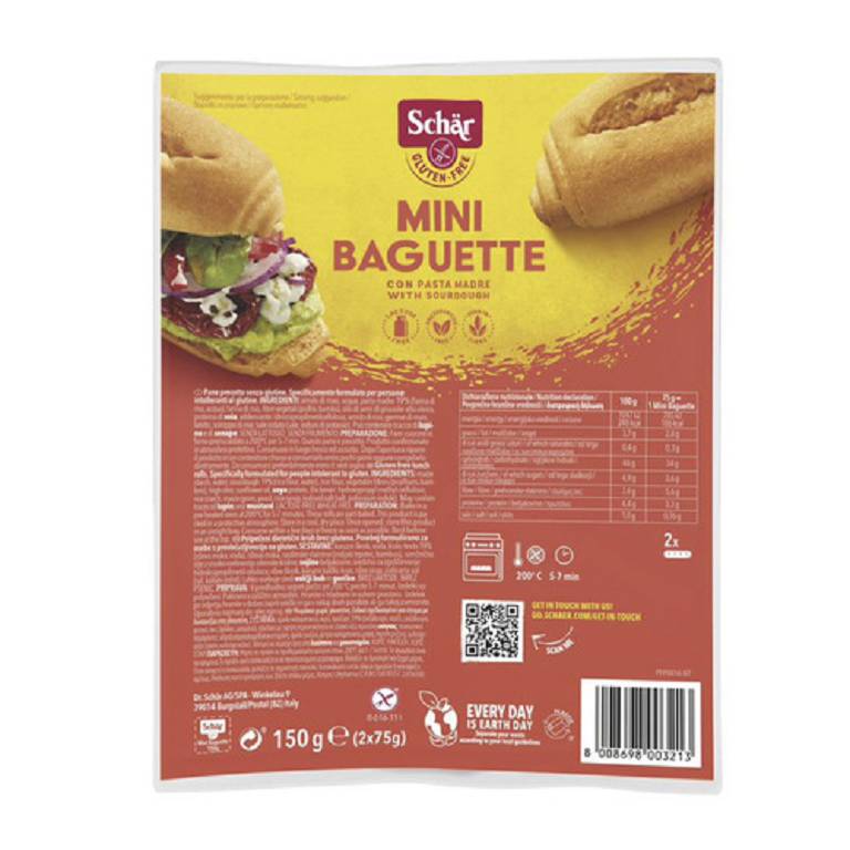 SCHAR MINI BAGUETTE 2X75G